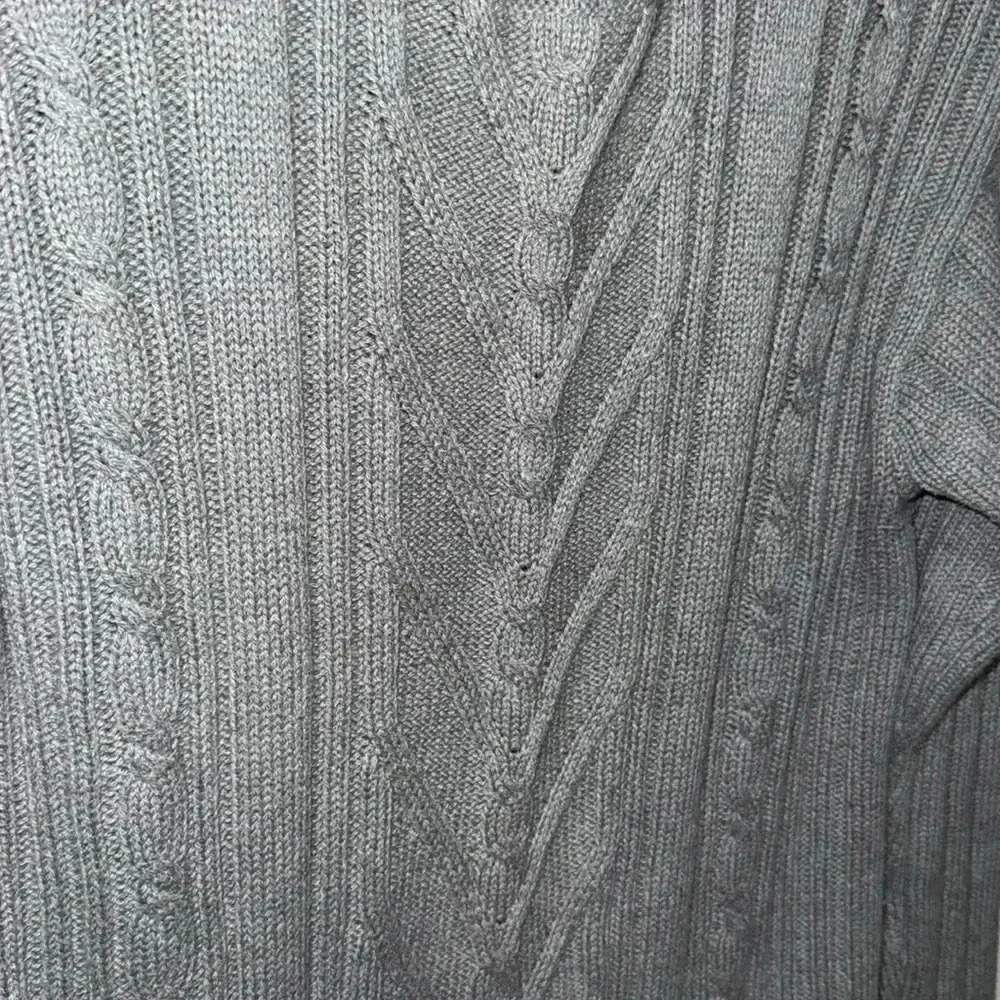 J.Crew | knit sweater in 100% cotton, dark grey. Small. EUC. - Picture 6 of 10